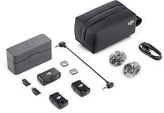 DJI Mic 2 (2 TX + 1 RX + töltő tok) hangrögzítő szett (CE)