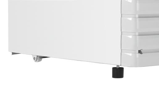 BARTSCHER 700811 302L WB Glastürenkühlschrank (388 l, D, 1845 mm hoch}, Weiß)