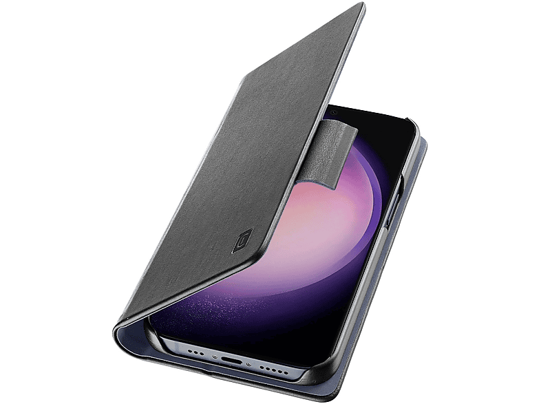 Cellularline Custodia a libro nera, Custodia A Libro per Galaxy S24 Ultra,Nero