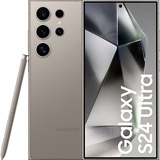Móvil - Samsung Galaxy S24 Ultra, Titanium Gray, 512GB, 12GB RAM, 6.8" QHD+, con IA, S Pen, Qualcomm Snapdragon 8, 5000mAh, Android 14