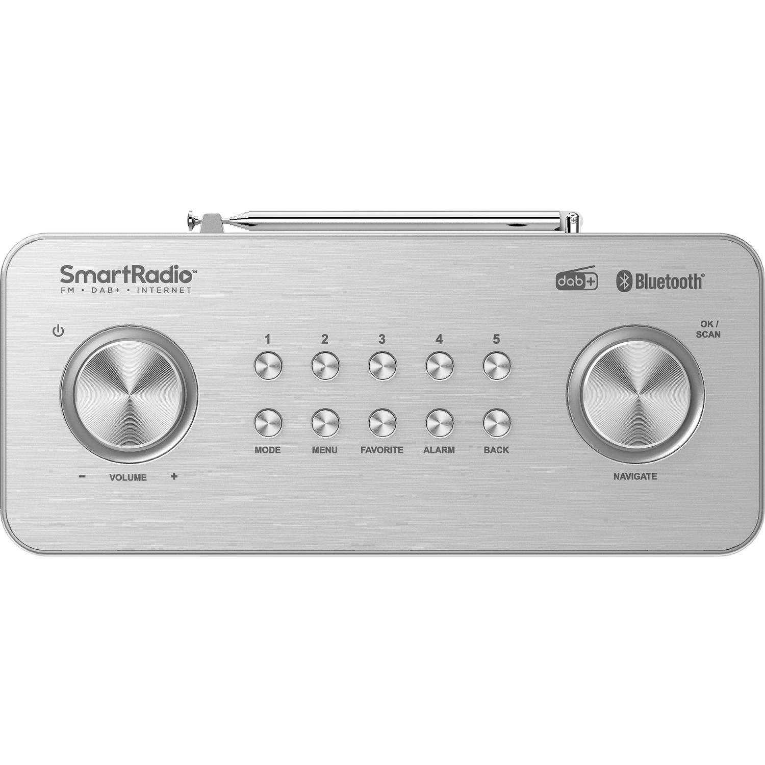 KENWOOD CR-ST100S-S DAB-radio Zilver