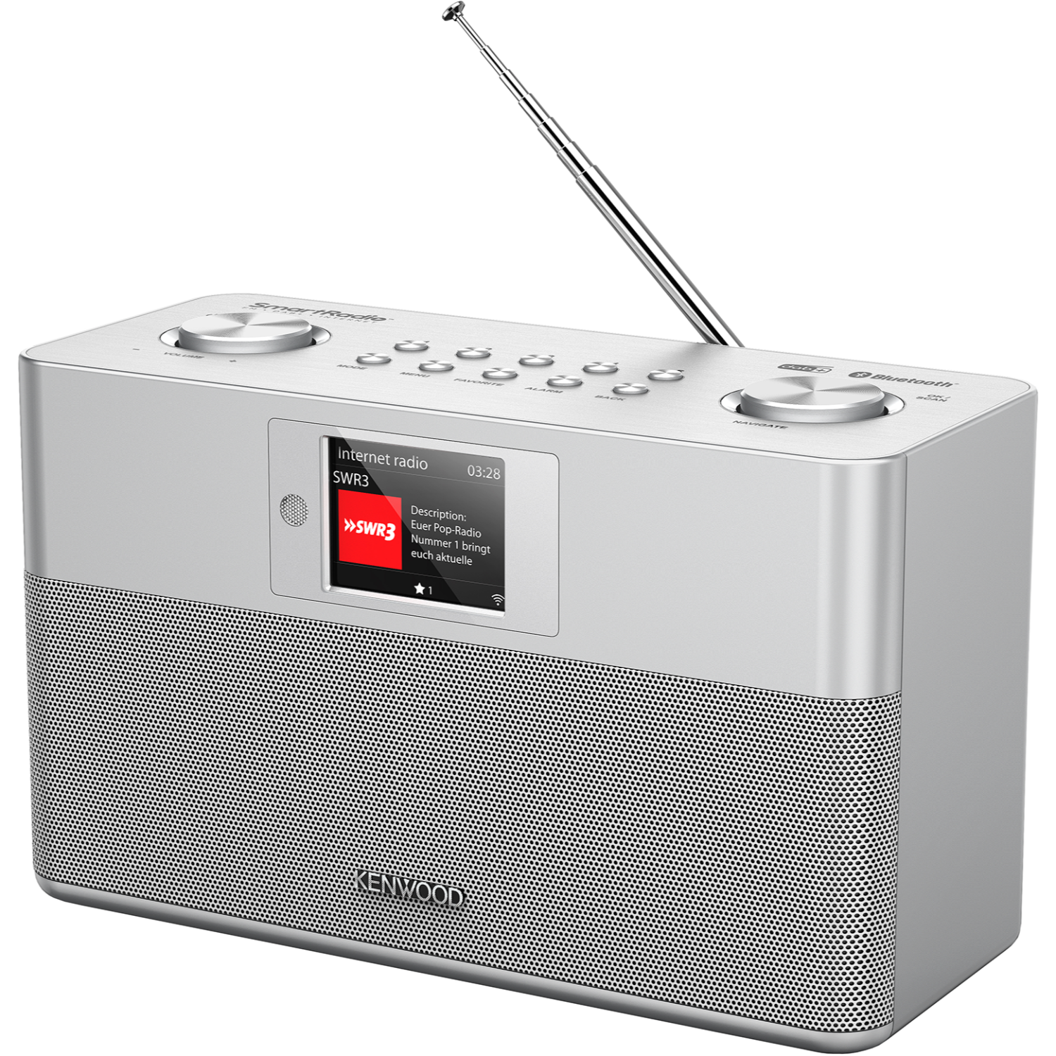 KENWOOD CR-ST100S-S DAB-radio Zilver