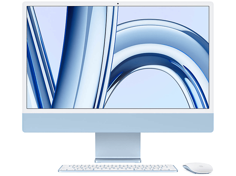 Apple iMac 24" Cto, Chip M3, 8 CPU Gpu, 256Gb Blu, con Gigabit Ethernet PC ALL IN ONE