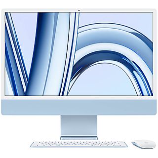 APPLE iMac 24" CTO, Chip M3, 8 CPU 8 GPU, 256GB Blu, con Gigabit Ethernet