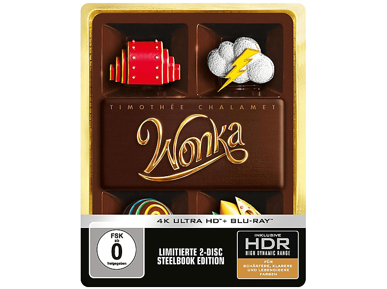 Wonka Exklusive Blu-ray Steelbookedition
