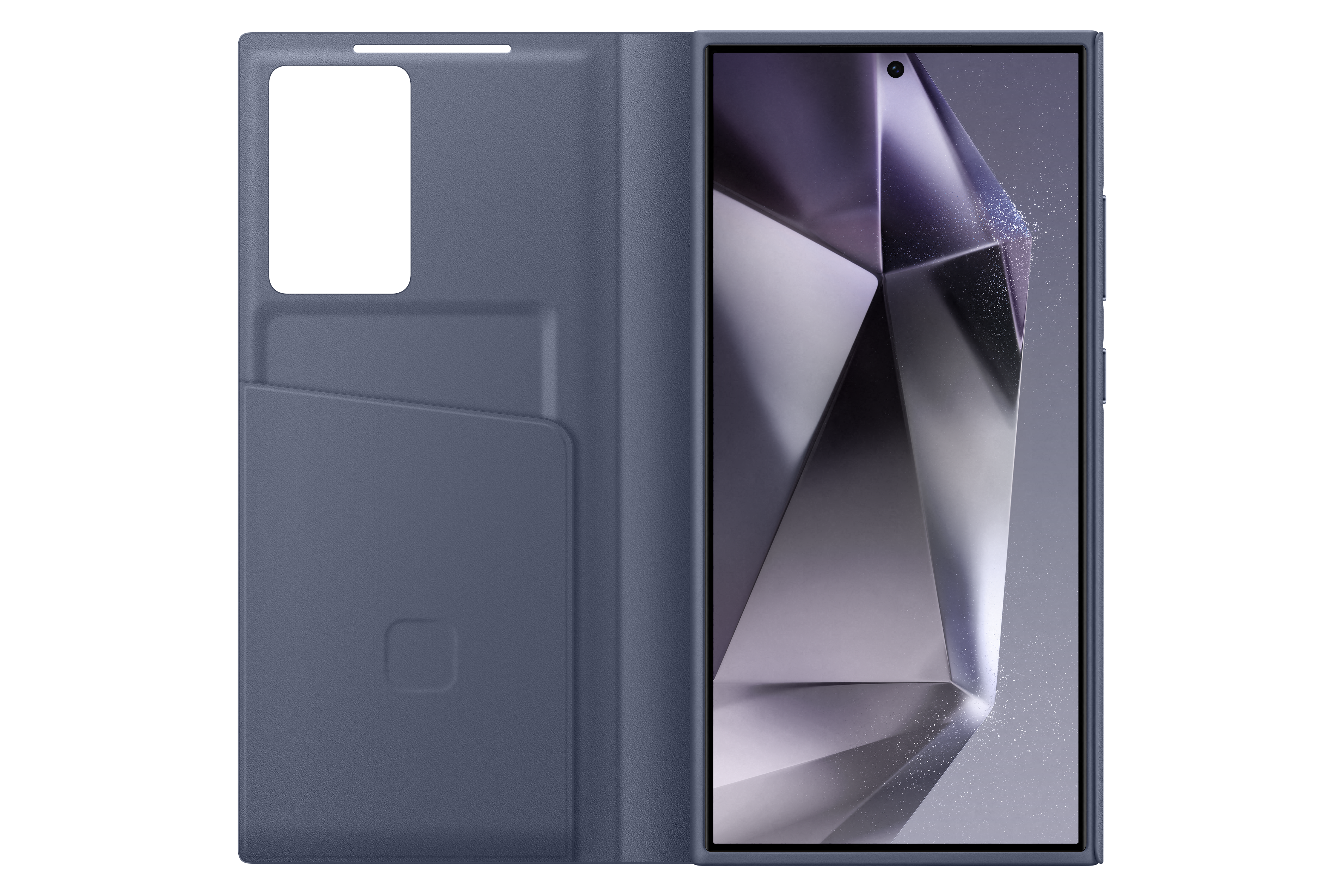SAMSUNG Smart View Wallet Case Bookcover, für Samsung Galaxy S24 Ultra, Violet