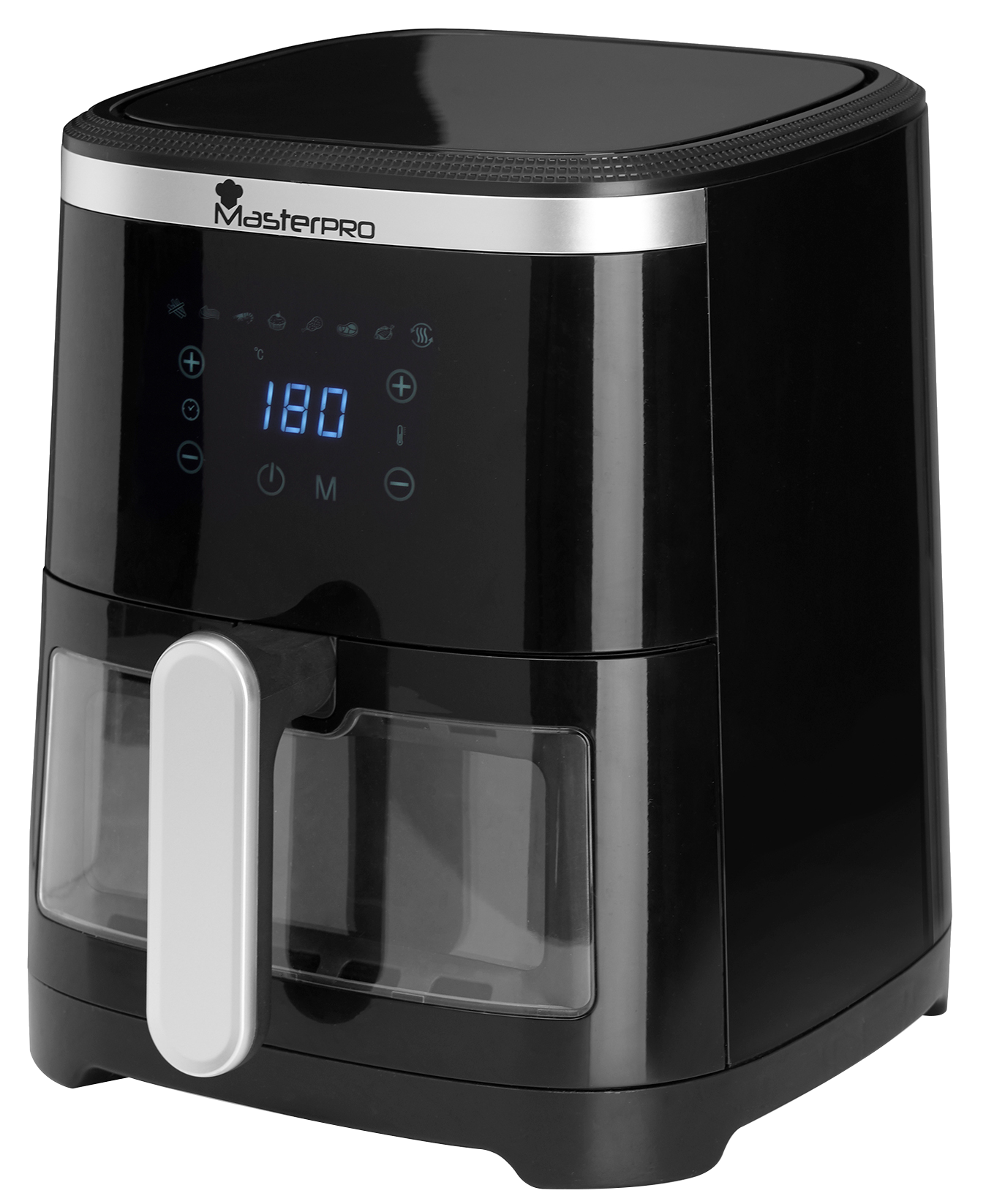 BERGNER BGMP-9315 Masterpro forrólevegős sütő, 1300W, 4.2L