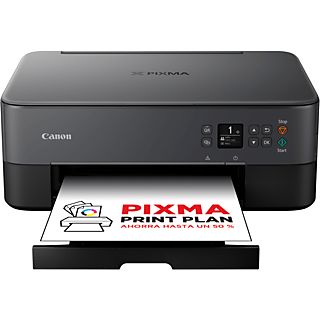 Impresora Multifunción - Canon PIXMA TS5350i, Inyección de tinta, 13 ppm, Color, WiFi, USB, Compatible con PIXMA Print Plan, Negro