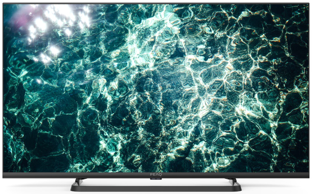 Ein Fernsehbildschirm mit einer Unterwasserszene.
