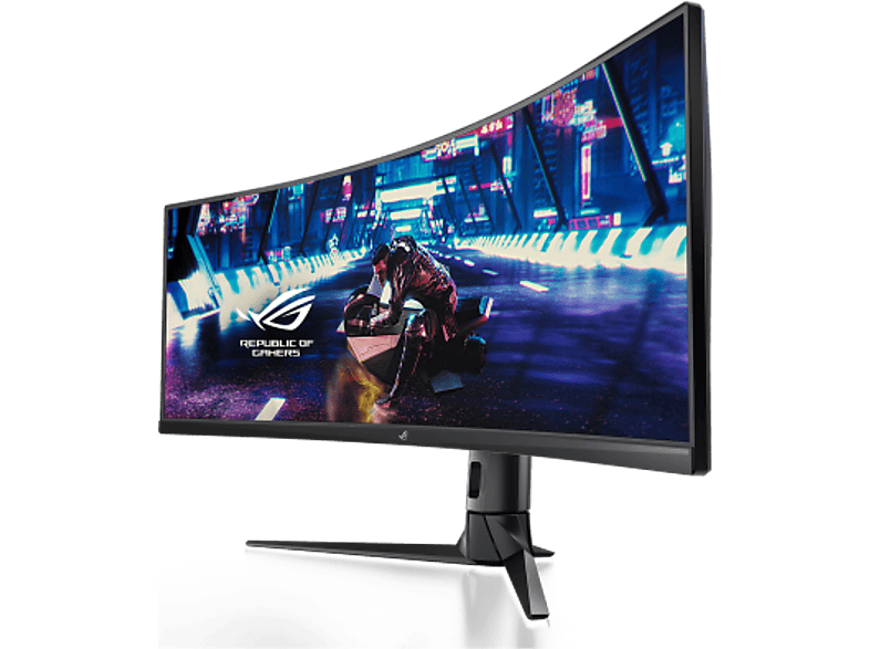 ASUS ROG Strix XG49VQ 49'' Ívelt UWQHD 144 Hz 32:9 FreeSync VA LED Gamer monitor, fekete