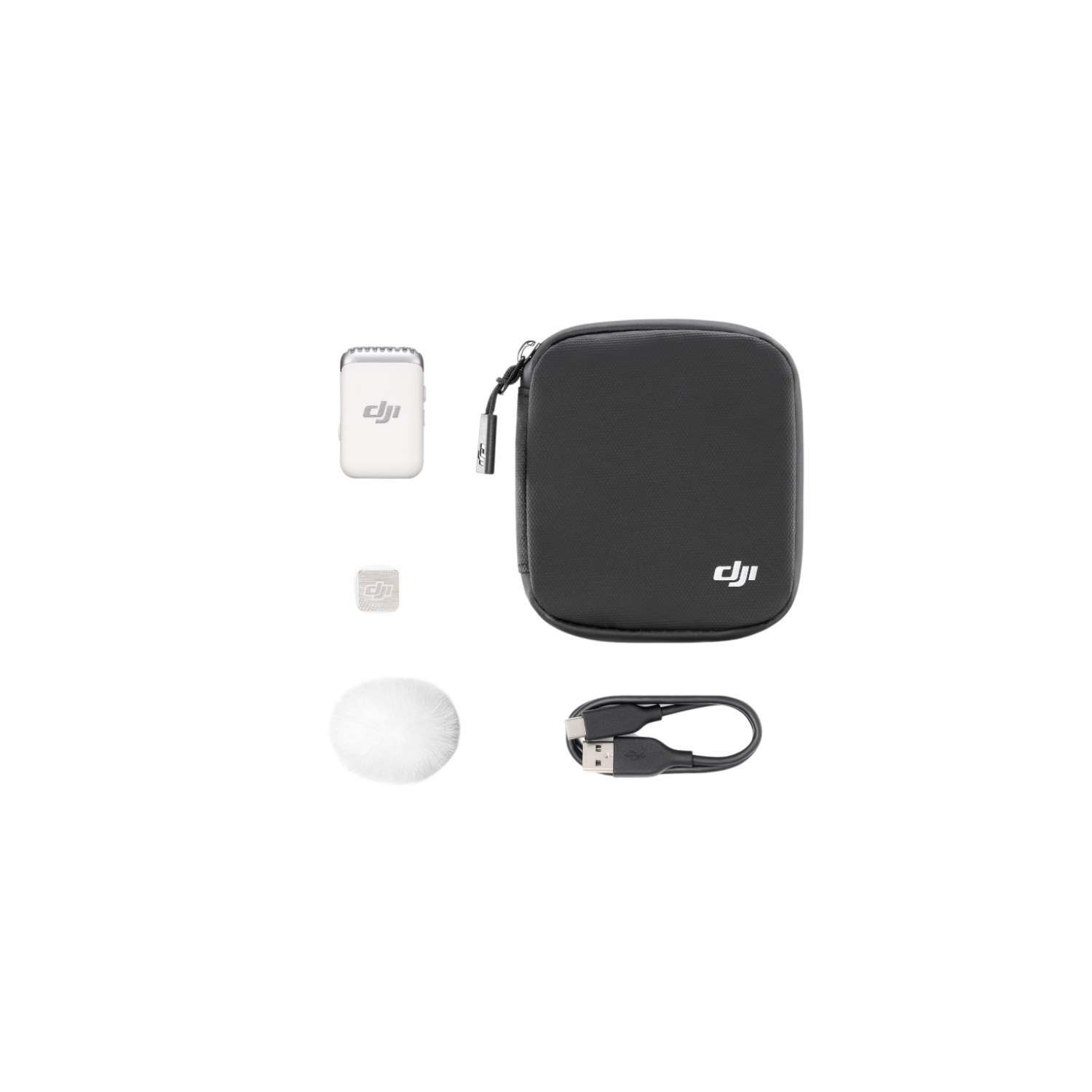 DJI Mic 2 (1 Tx) Zender Wit afbeelding
