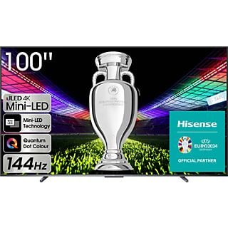 TV Mini LED 100" - Hisense 100U7KQ, UHD 4K, Quantum Dot Colour, Modo Juego de 144Hz, Dolby Vision IQ & Dolby Atmos, Negro