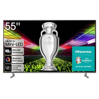 TV Mini LED 55'' - Hisense 55U6KQ Smart TV UHD 4K, Quantum Dot Colour, Full Array Local Dimming, Dolby Vision & Atmos, AirPlay, Hi-View Engine