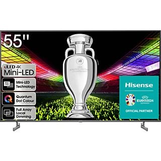 TV Mini LED 55'' - Hisense 55U6KQ Smart TV UHD 4K, Quantum Dot Colour, Full Array Local Dimming, Dolby Vision & Atmos, AirPlay, Hi-View Engine