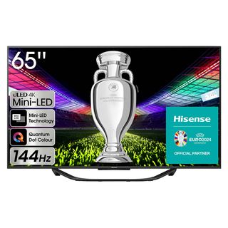 TV Mini LED 65'' - Hisense 65U7KQ Smart TV UHD 4K, Quantum Dot Colour, Modo Juego 144Hz, Full Array Local Dimming, Hi-View, Dolby Vision IQ & Atmos