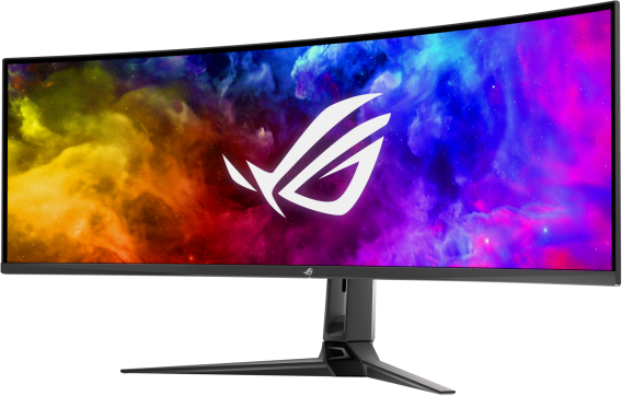 ASUS ROG Swift OLED PG49WCD 49'' Ívelt UWQHD 144 Hz 32:9 FreeSync Gamer Monitor, fekete
