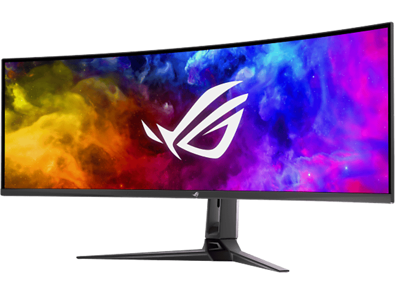 ASUS ROG Swift OLED PG49WCD 49'' Ívelt UWQHD 144 Hz 32:9 FreeSync Gamer Monitor, fekete