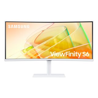 SAMSUNG ViewFinity S6 LS34C650TAU - Monitor, 34 ", UWQHD, 100 Hz, Weiss