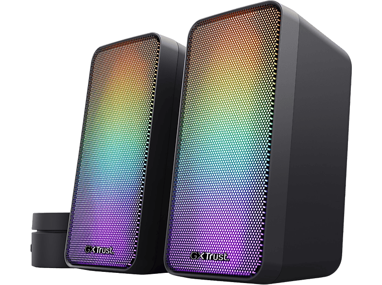 Trust Pc Luidsprekers Gxt 611 Wezz Pulserend Rgb Verlichting Zwart (24587)