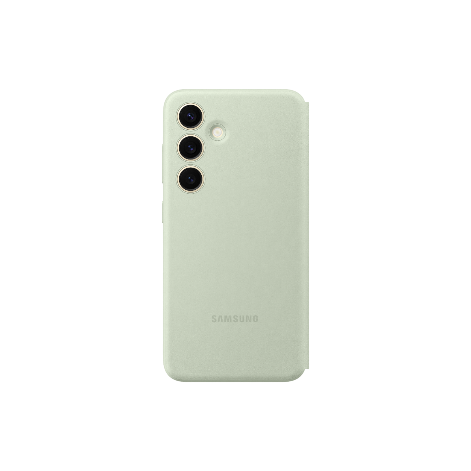 Samsung Galaxy S24 Smart View Wallet Case Lichtgroen afbeelding