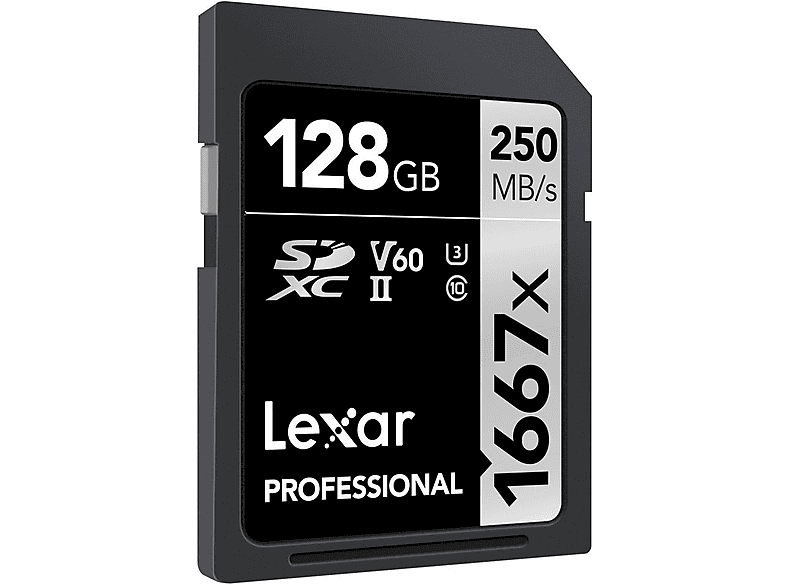 LEXAR 128GB Professional 1667x SDXC™ UHS-II, 250MB/s okuma 90MB/s yazma C10 V60 U3 Hafıza Kartı_1