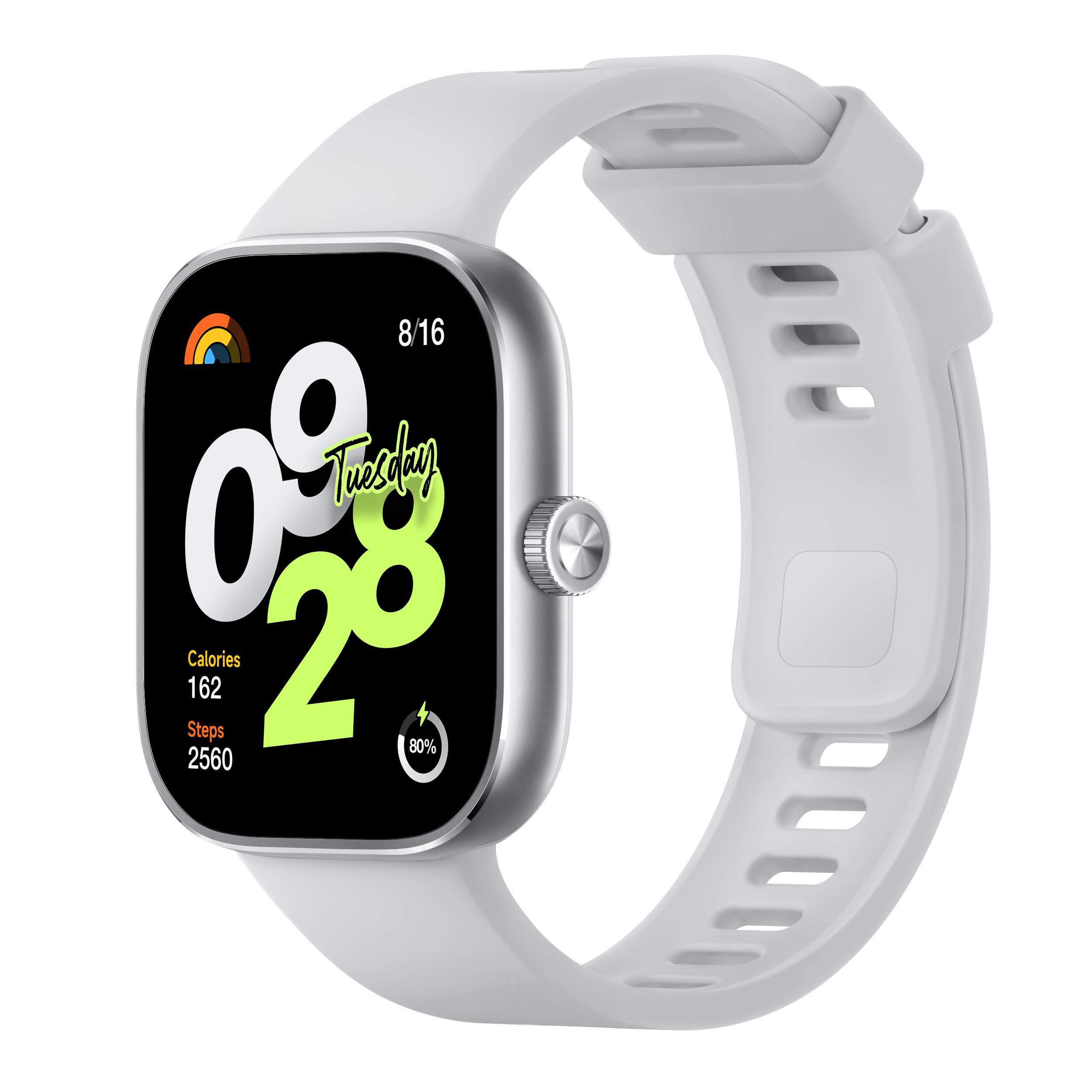 XIAOMI Redmi Watch 4 Smartwatch Silber bei MediaMarkt