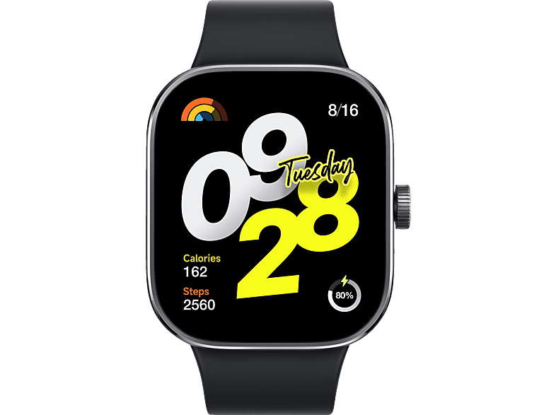 XIAOMI Redmi Watch 4 Smartwatch Aluminiumlegierung TPU, 20-200 mm, Black  Smartwatch kaufen. Armband: TPU, 20-200 mm, Farbe Black