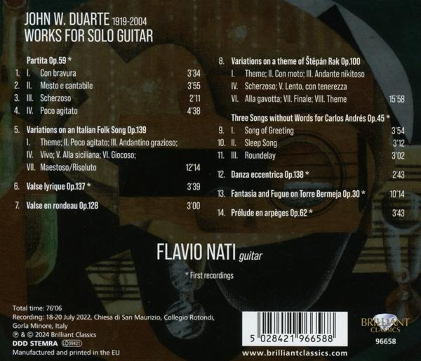 CD-Cover mit Noten und Text. Der Hintergrund ist eine Gitarre.