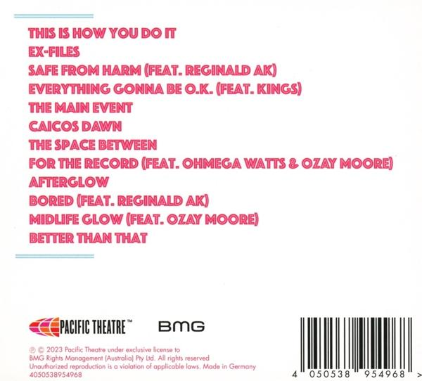 Album-Trackliste. Text beinhaltet: 'This Is How You Do It', 'Ex-Files' und mehr.