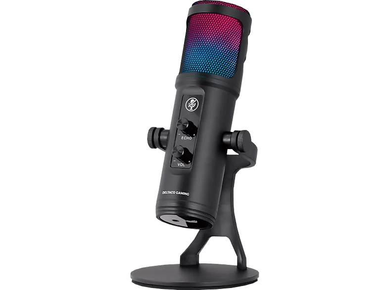DELTACO GAM-171 - Mikrofon (Schwarz)