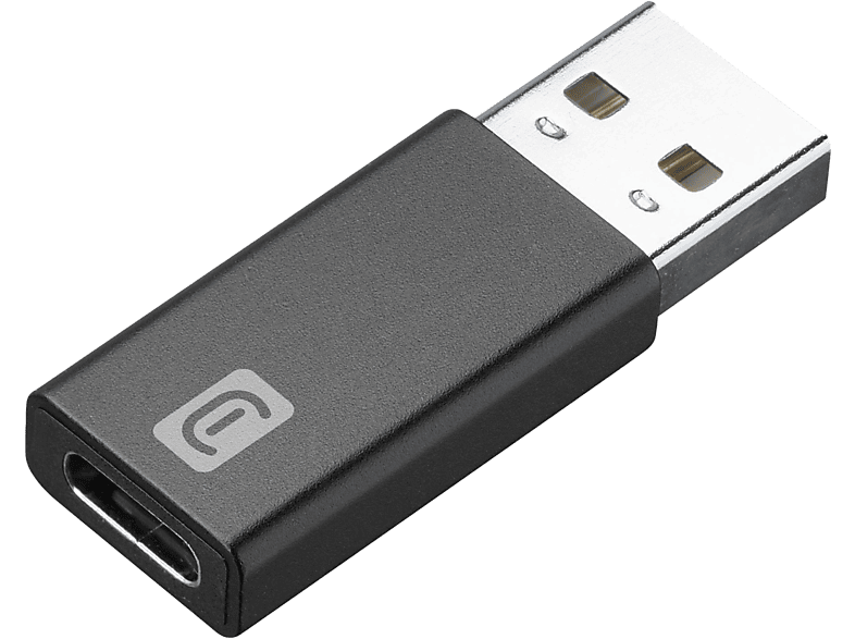 CELLULAR LINE USBCADAPTERTOUSBK - USB-C zu USB Adapter (Schwarz)