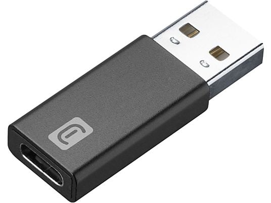 CELLULAR LINE USBCADAPTERTOUSBK - Adaptateur USB-C vers USB (Noir)