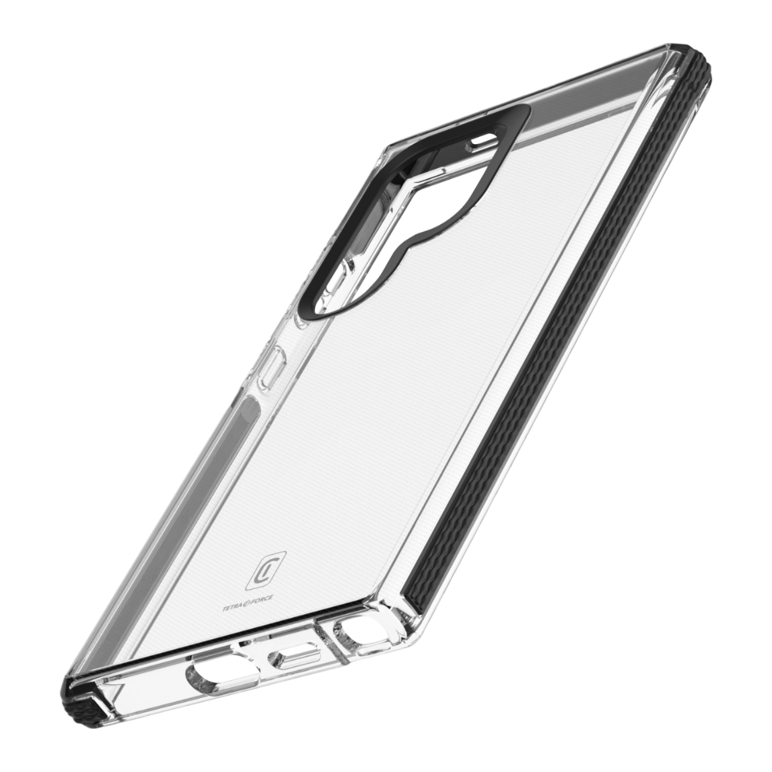 Cellularline Tetraforce Case Voor Samsung Galaxy S24 Ultra Transparant