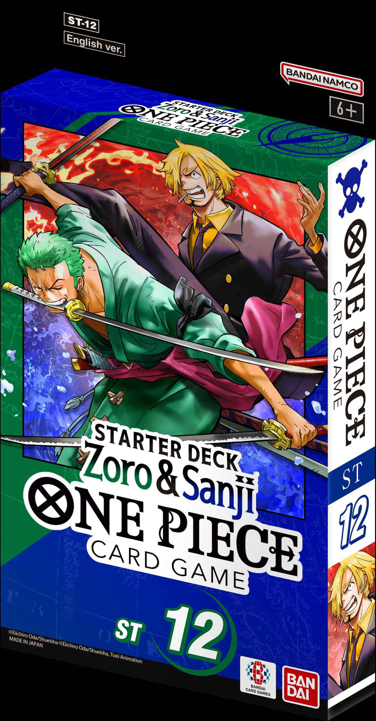 BANDAI One Piece Card Game - Zoro and Sanji Starter Deck (ST12) (Einzelartikel) Sammelkarten