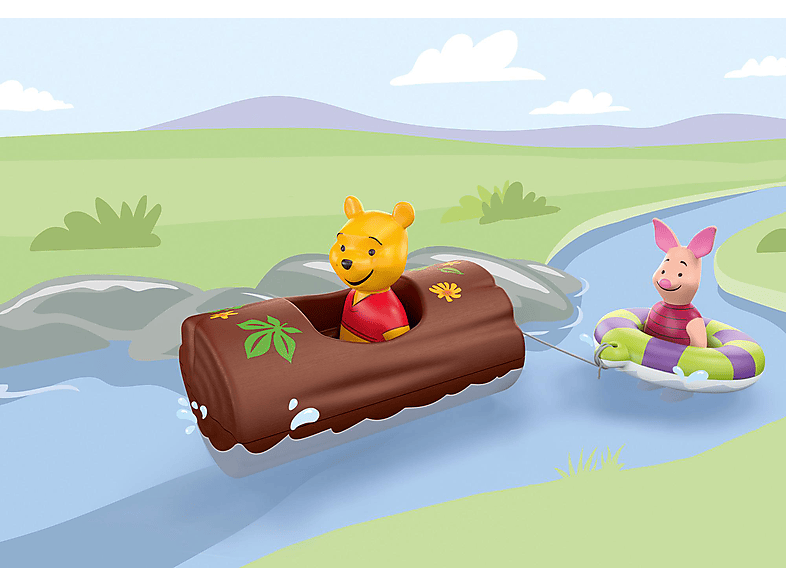 Thumbnail - PLAYMOBIL 71415 1.2.3 & Disney: Winnies Ferkels Wasserabenteuer Spielset, Mehrfarbig