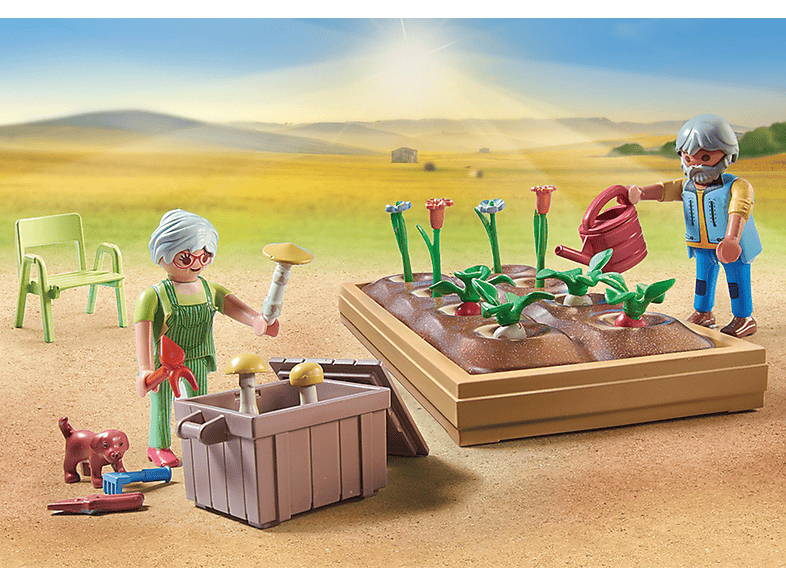 Thumbnail - PLAYMOBIL 71443 Idyllischer Gemüsegarten bei den Großeltern Spielset, Mehrfarbig