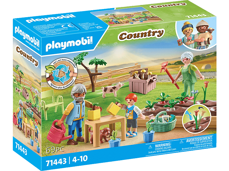 PLAYMOBIL 71443 Idyllischer Gemüsegarten bei den Großeltern Spielset
