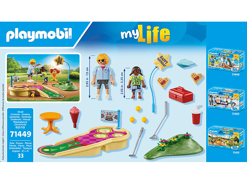 Thumbnail - PLAYMOBIL 71449 Minigolf Spielset, Mehrfarbig