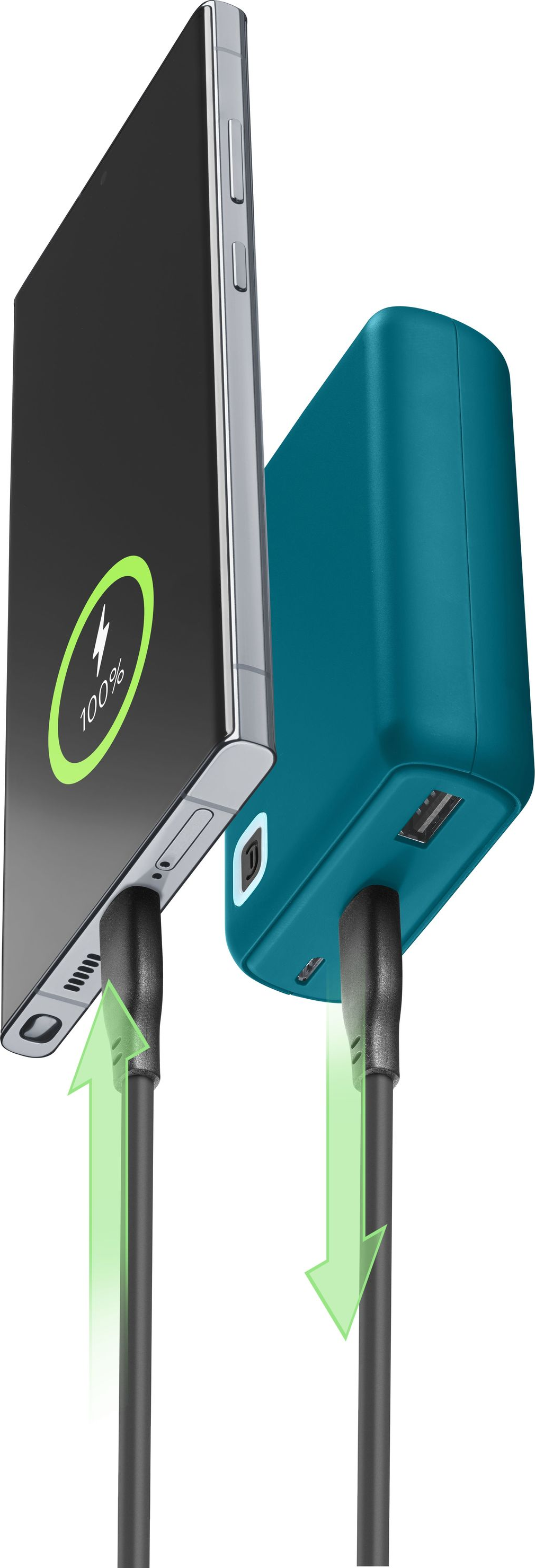 CELLULARLINE ESSENCE TURBO 10000 - Powerbank (Türkis)