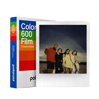 Película fotográfica - Polaroid Color Film 600, Sensibilidad ISO 640, 8 fotos,  107 por 88 mm, Blanco