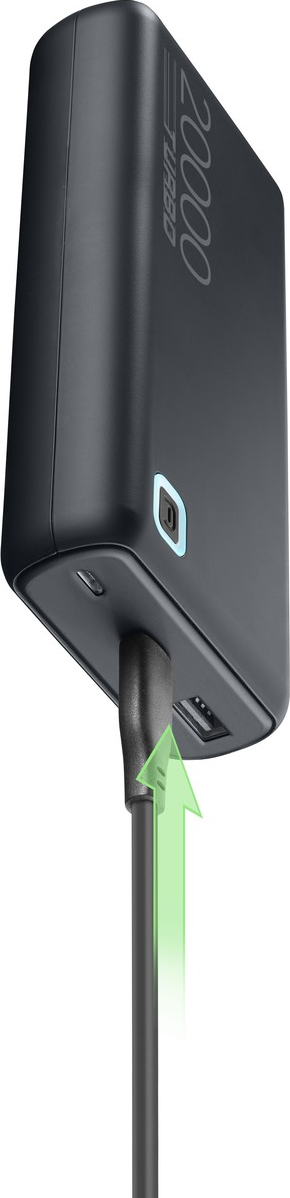 CELLULARLINE ESSENCE TURBO 20000 - Powerbank (Grau)