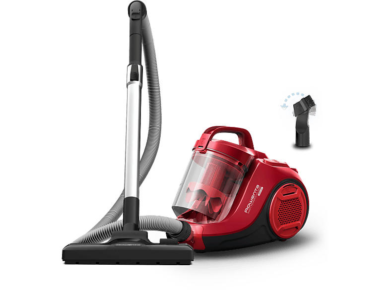 REACONDICIONADO Seminuevo Muy bueno Aspirador sin bolsa - Rowenta RO2913EA, 900 W, 1.2 L, Tecnol. Ciclónica, Filtro de espuma y alta eficiencia