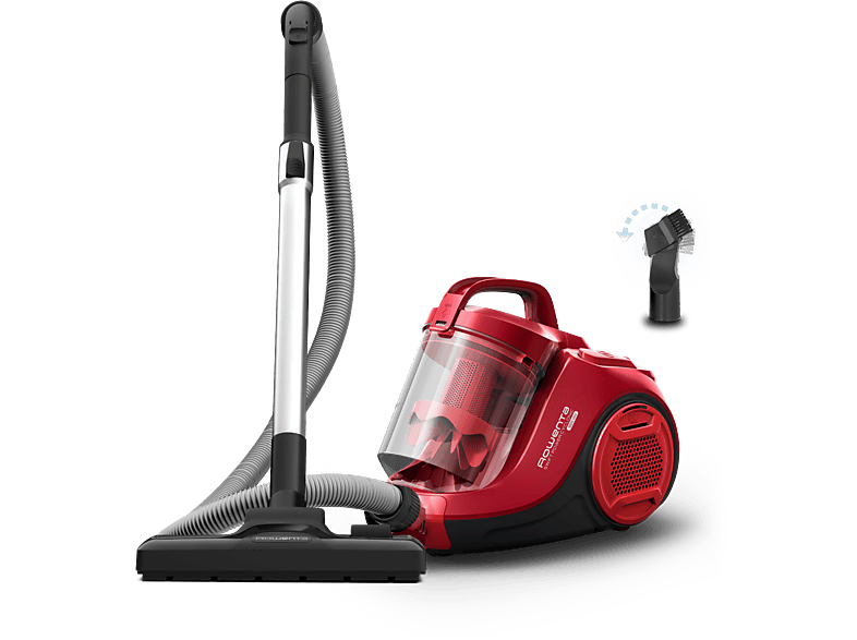 Rowenta Swift Power Cyclonic Aspiradora sin Bolsa 750W Roja