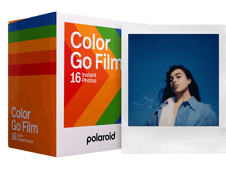 Papel fotográfico  Polaroid HiPrint, 20 hojas, Brillo mate, Resistente al  agua, Blanco