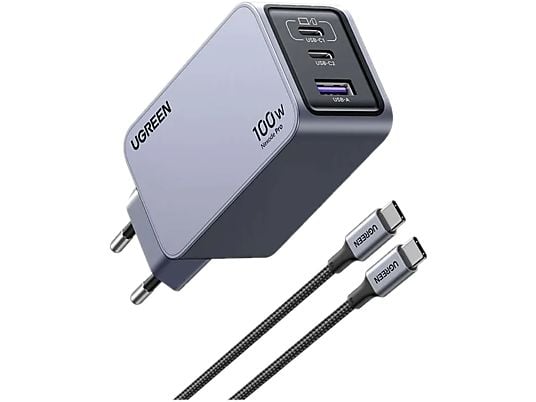 UGREEN 25874 Nexode Pro 100W - Wallcharger (Grau)