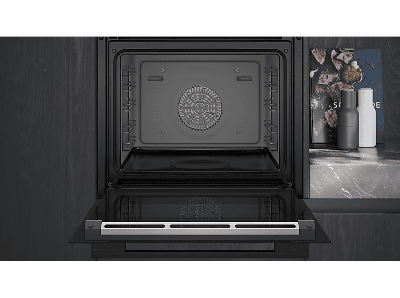 Siemens HS758G3B1 iQ700, Backofen mit Backofenassistenten und Sprachsteuerung (71 l, Schwarz, 594 mm breit, A+, mit Dampfgarfunktion) — Foto 2 von 5