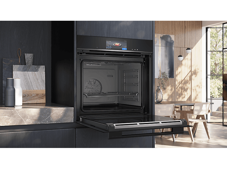 Siemens HS758G3B1 iQ700, Backofen mit Backofenassistenten und Sprachsteuerung (71 l, Schwarz, 594 mm breit, A+, mit Dampfgarfunktion) — Foto 3 von 5