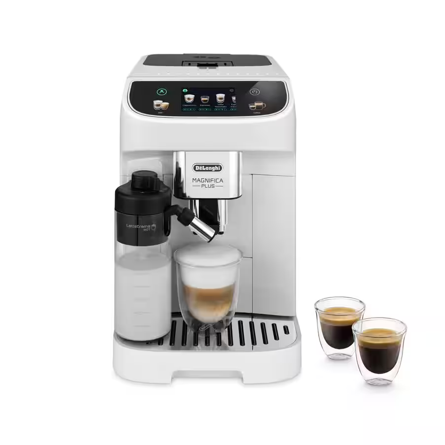 DE-LONGHI Magnifica Plus ECAM320.60.W automata tejtartályos kávéfőző, fehér