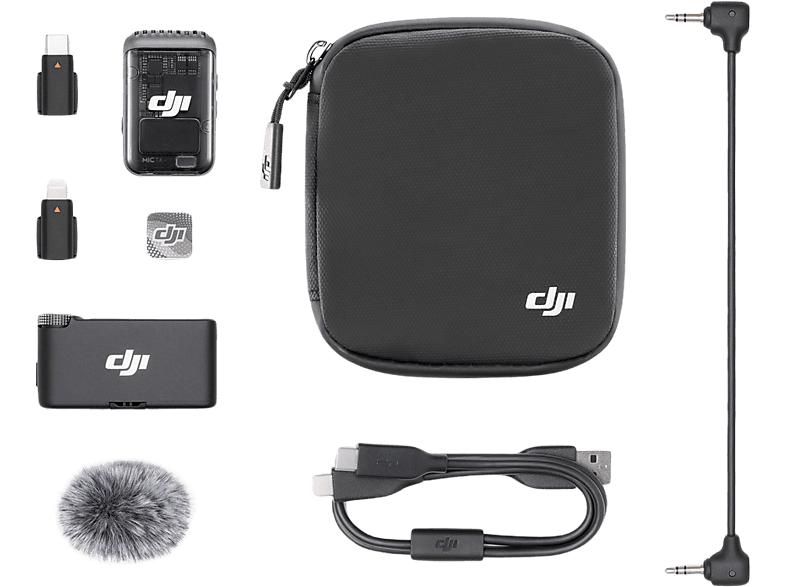 DJI Microfoon 1tx + 1rx Zwart (cp.rn.00000326.01)