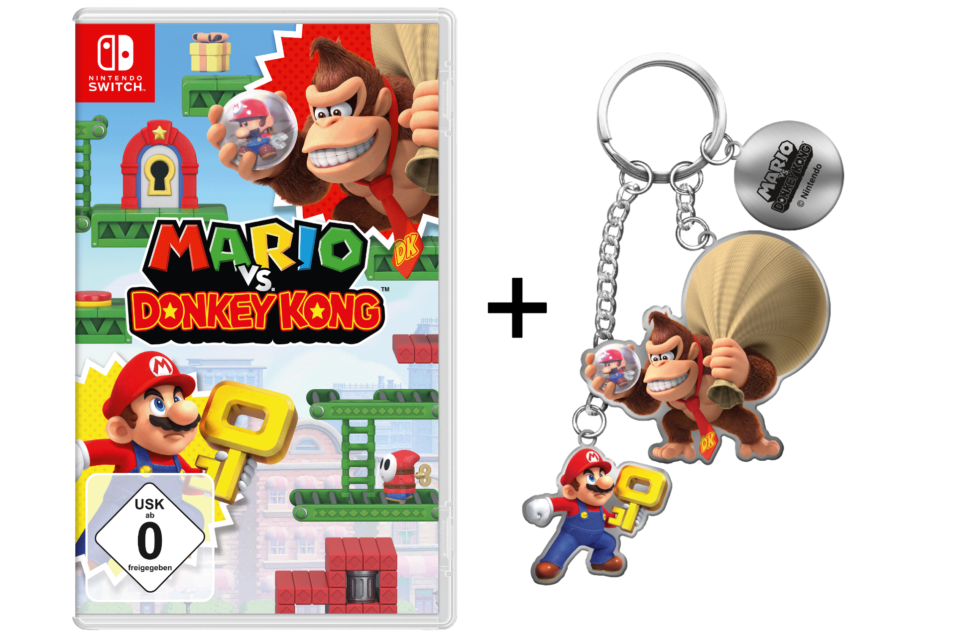 Mario vs. Donkey Kong [Nintendo - Schlüsselanhänger Switch] 